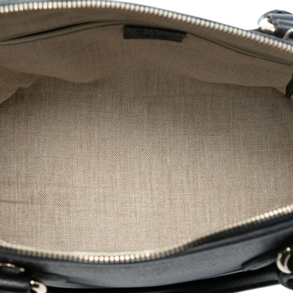 Gucci Small Dollar Calfskin GG Charm Dome Satchel