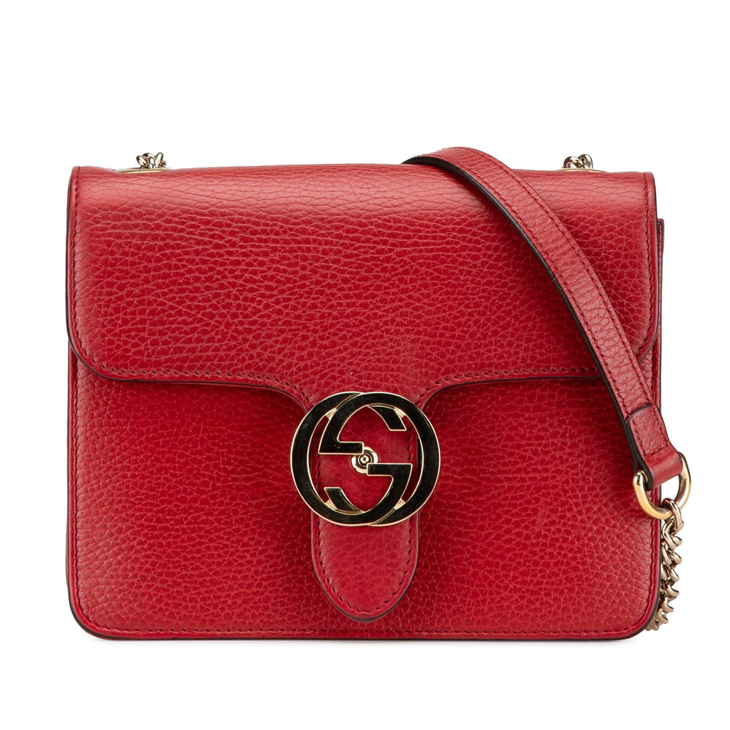 Gucci Small Dollar Calfskin Interlocking G Crossbody