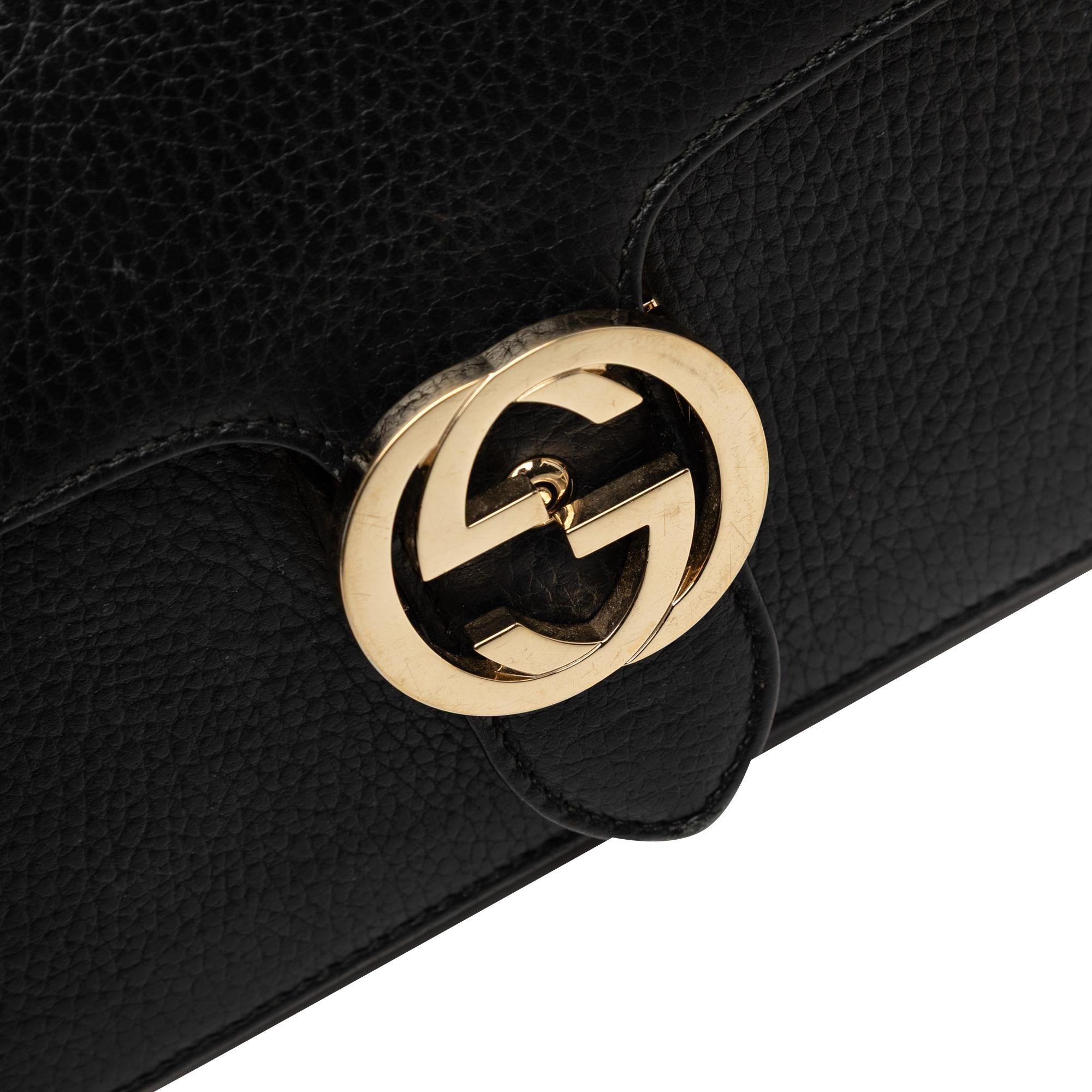 Gucci Small Dollar Calfskin Interlocking G Crossbody