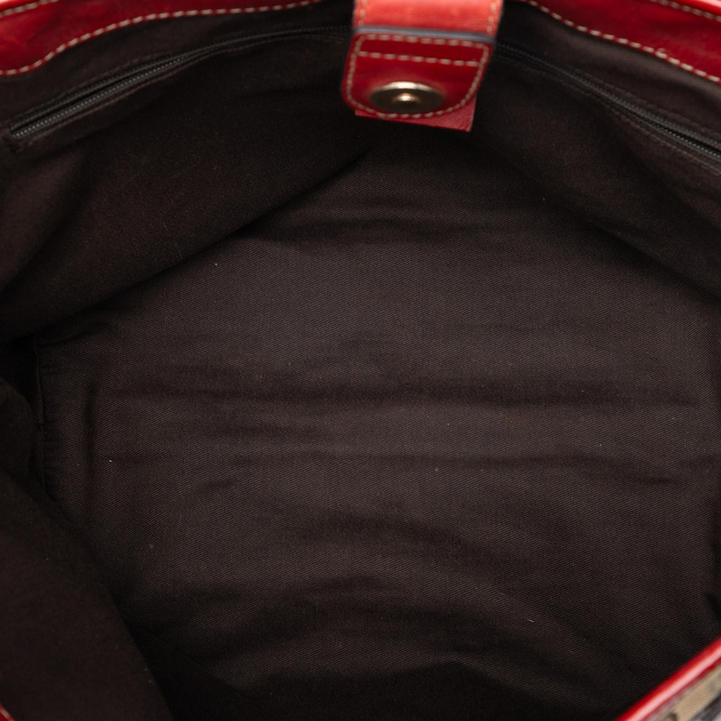 Gucci Small GG Canvas Brando Guccioli Holiday Chihuahua Tote