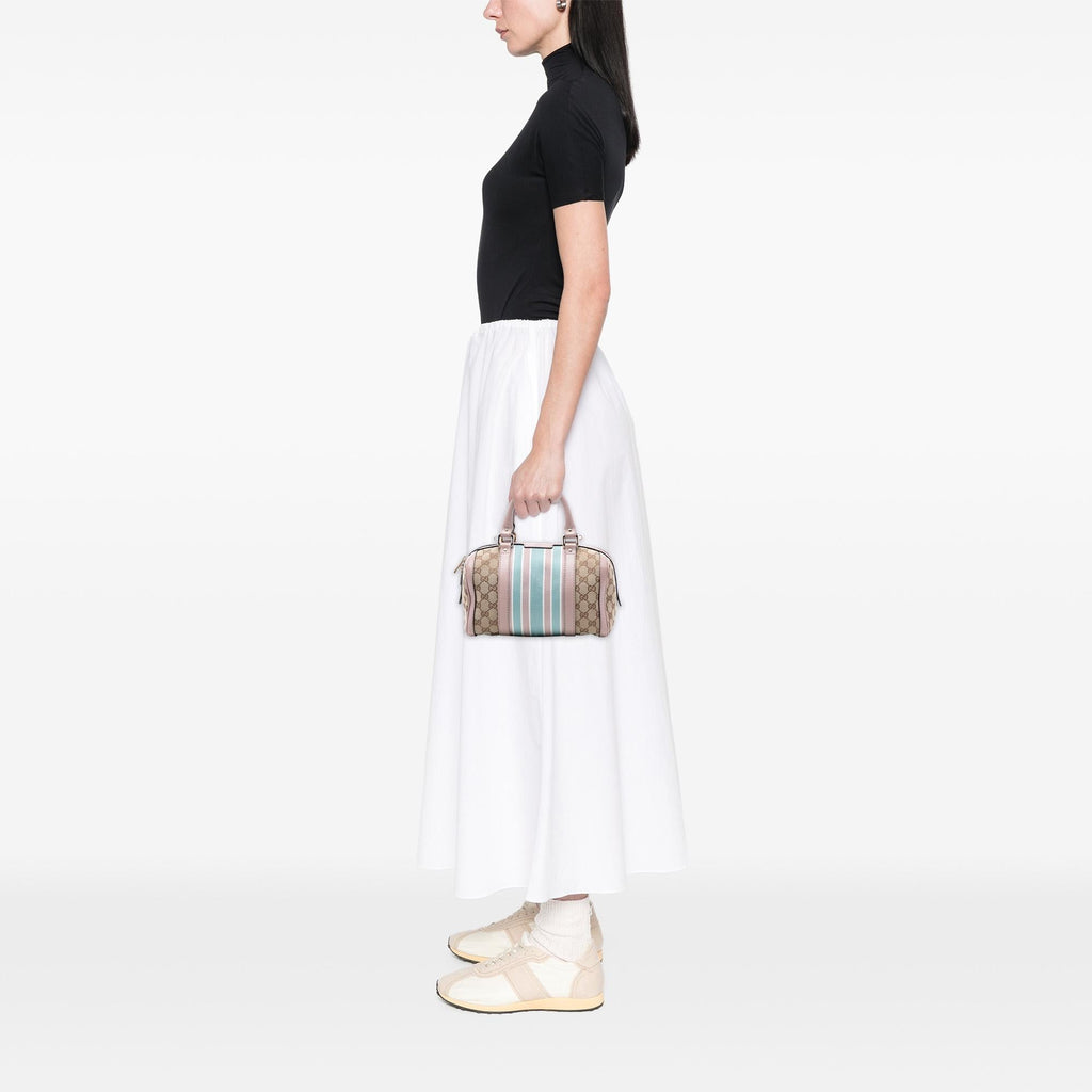 Gucci Small GG Canvas Web Joy Boston Bag