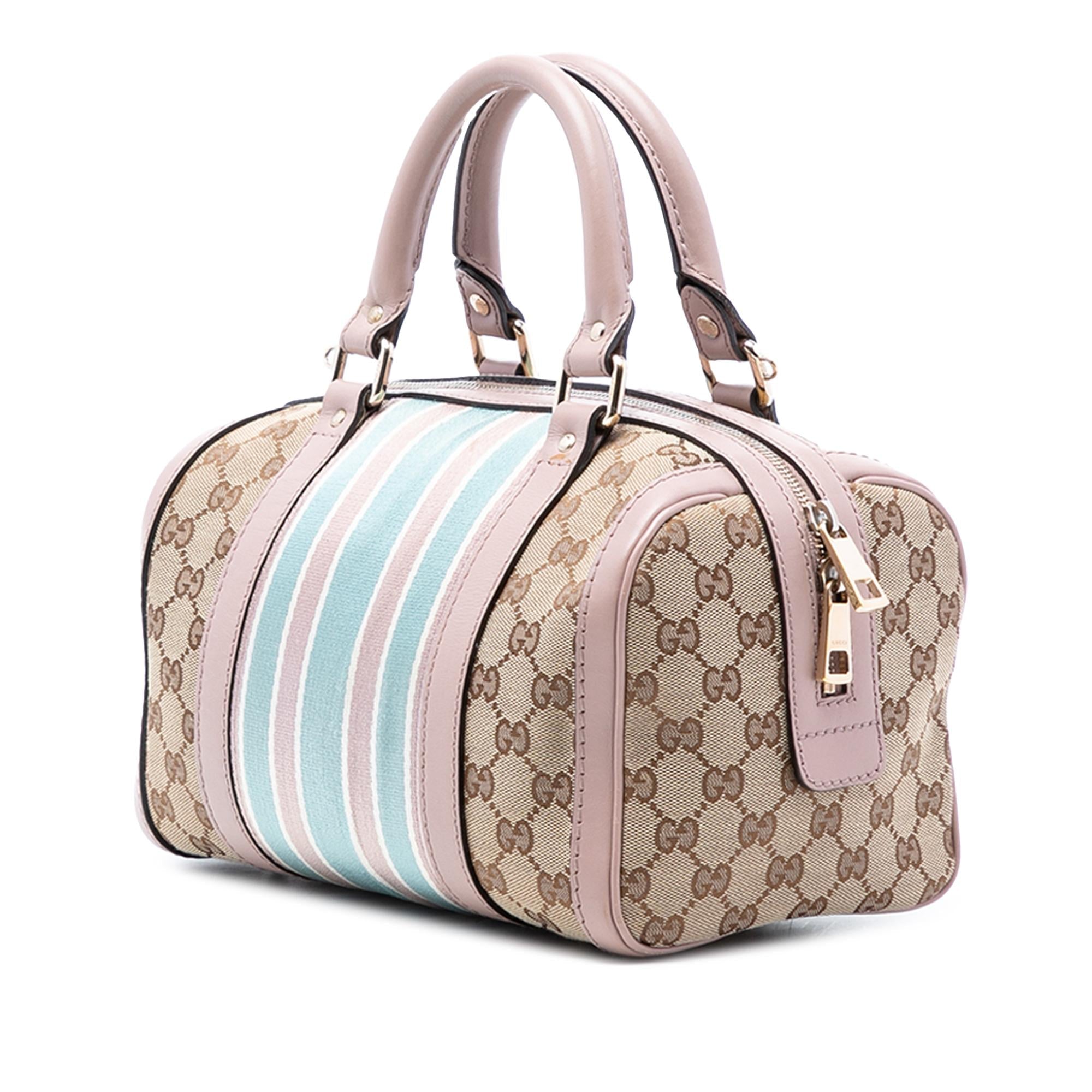 Gucci Small GG Canvas Web Joy Boston Bag