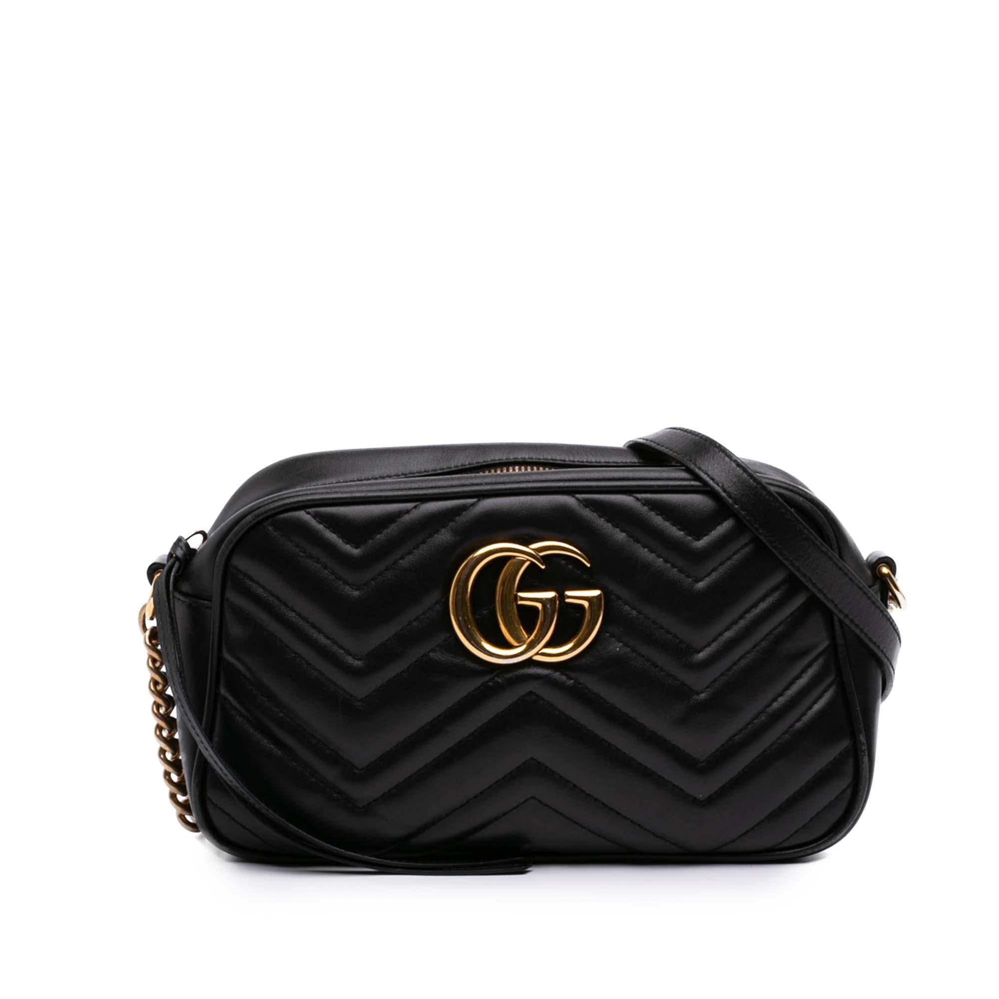 Gucci Small GG Marmont Matelasse Calfskin Crossbody