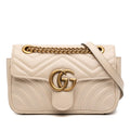 Gucci Small GG Marmont Matelasse Calfskin Shoulder Bag