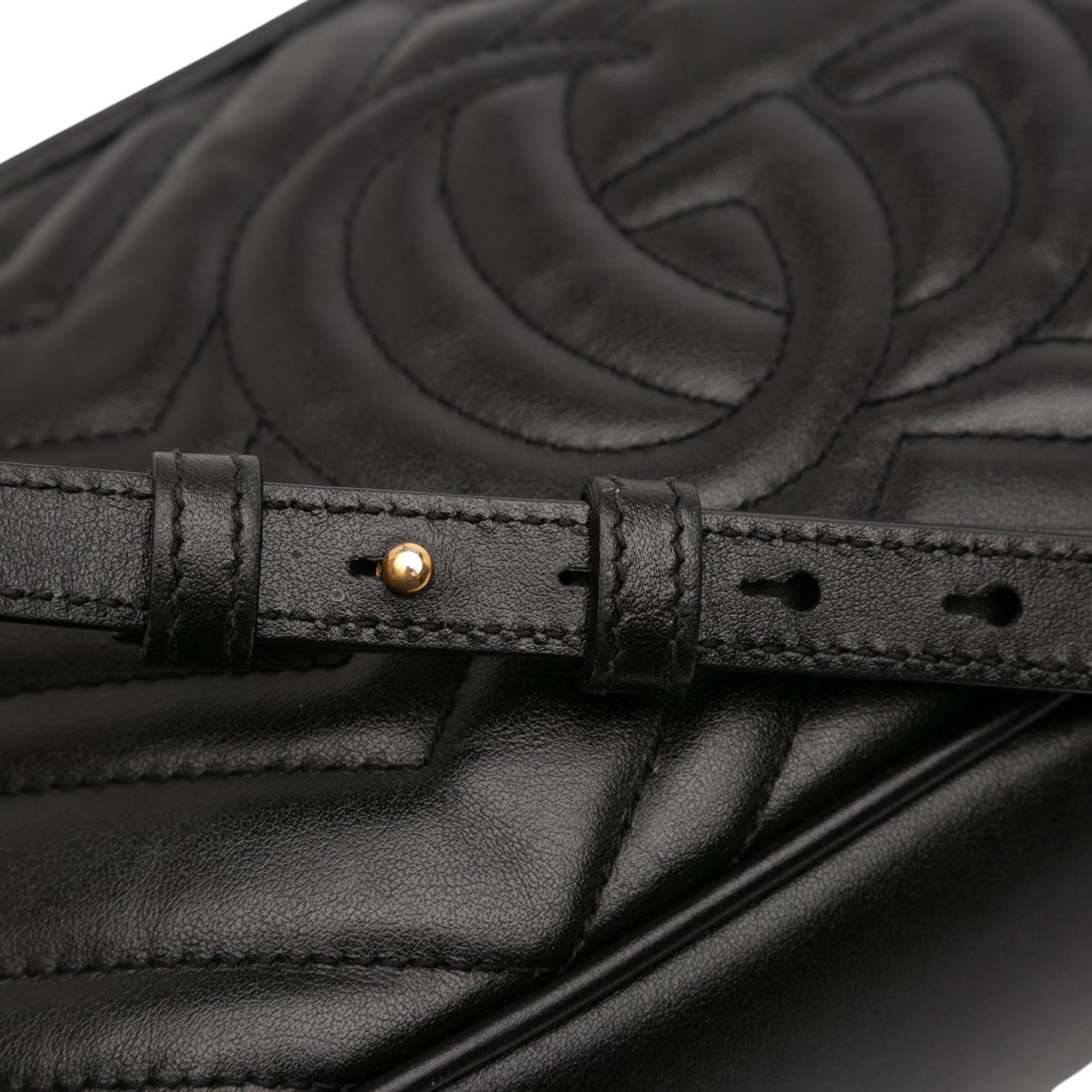 Gucci Small GG Marmont Matelasse Leather Crossbody