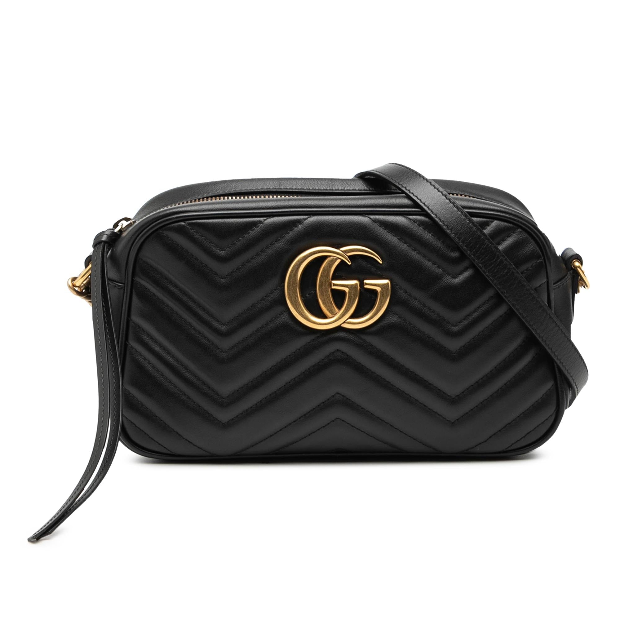 Gucci Small GG Marmont Matelasse Leather Crossbody