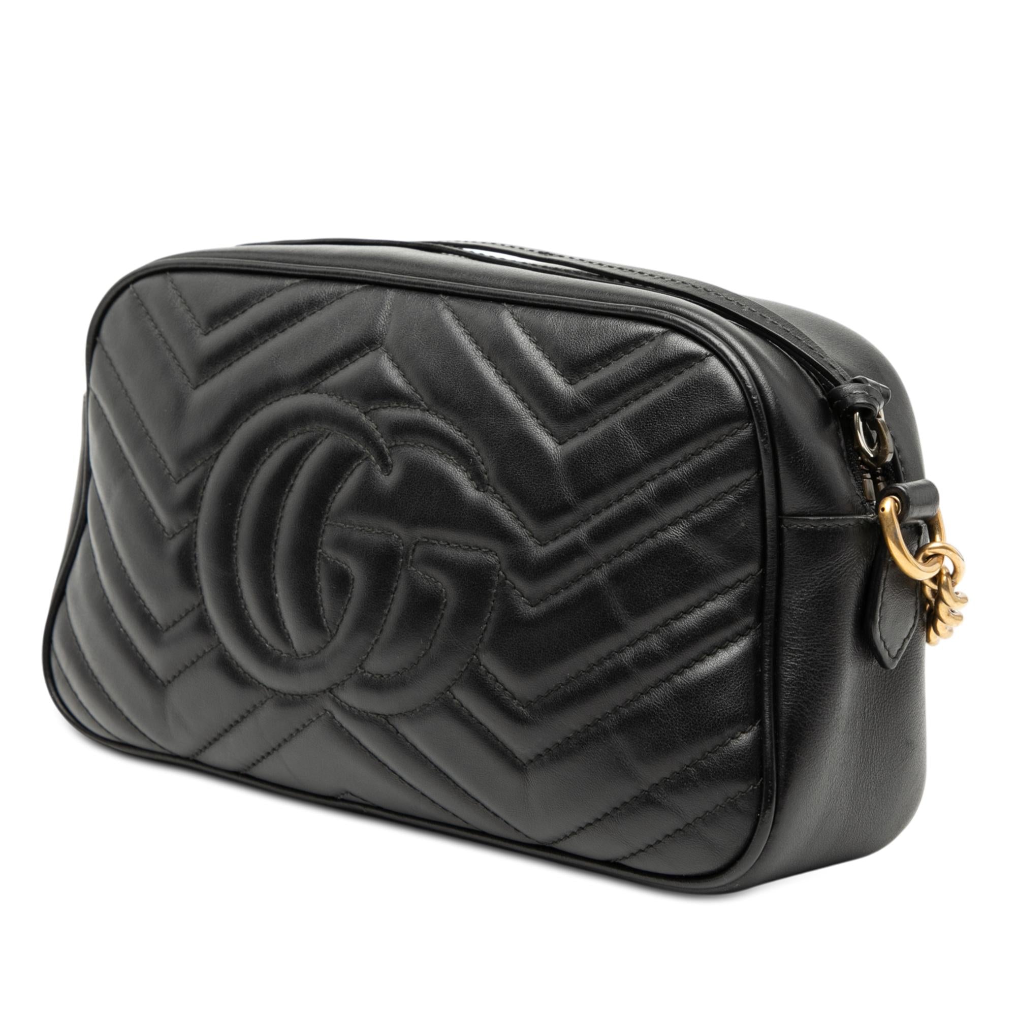 Gucci Small GG Marmont Matelasse Leather Crossbody