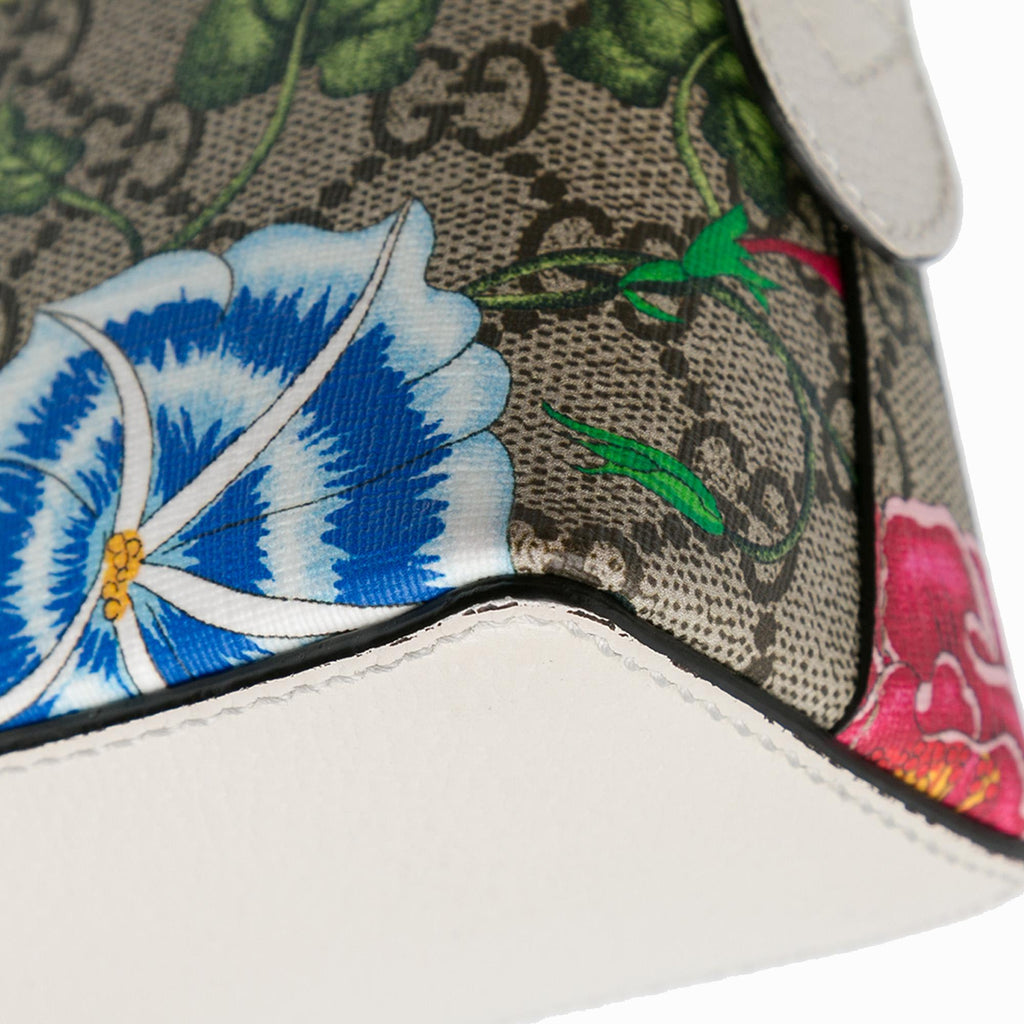 Gucci Small GG Supreme Flora Ophidia Dome (SHG-HswPWQ)