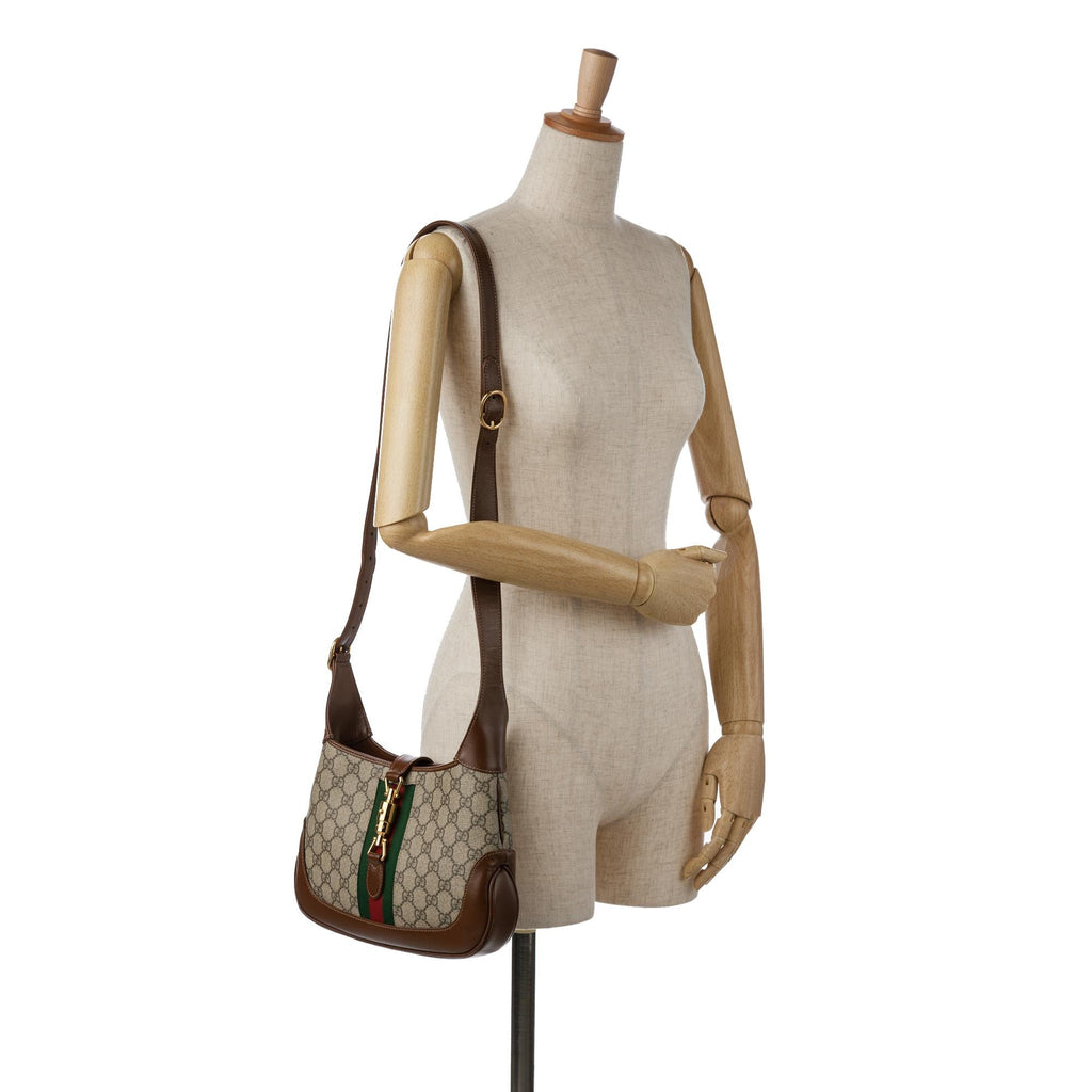 Gucci Small GG Supreme Jackie 1961 (SHG-ncB8Zi)