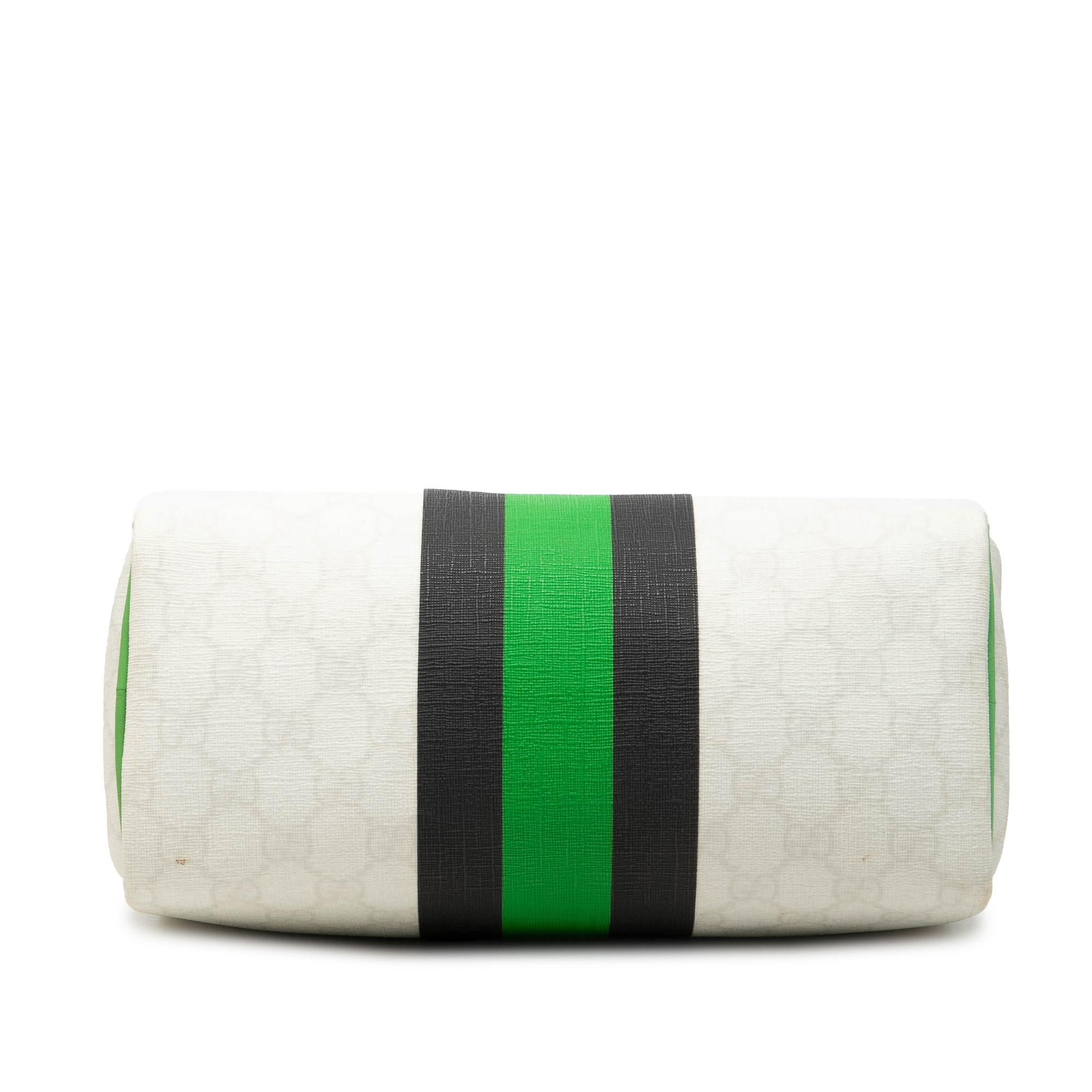 Gucci Small GG Supreme Joy Web Boston Bag
