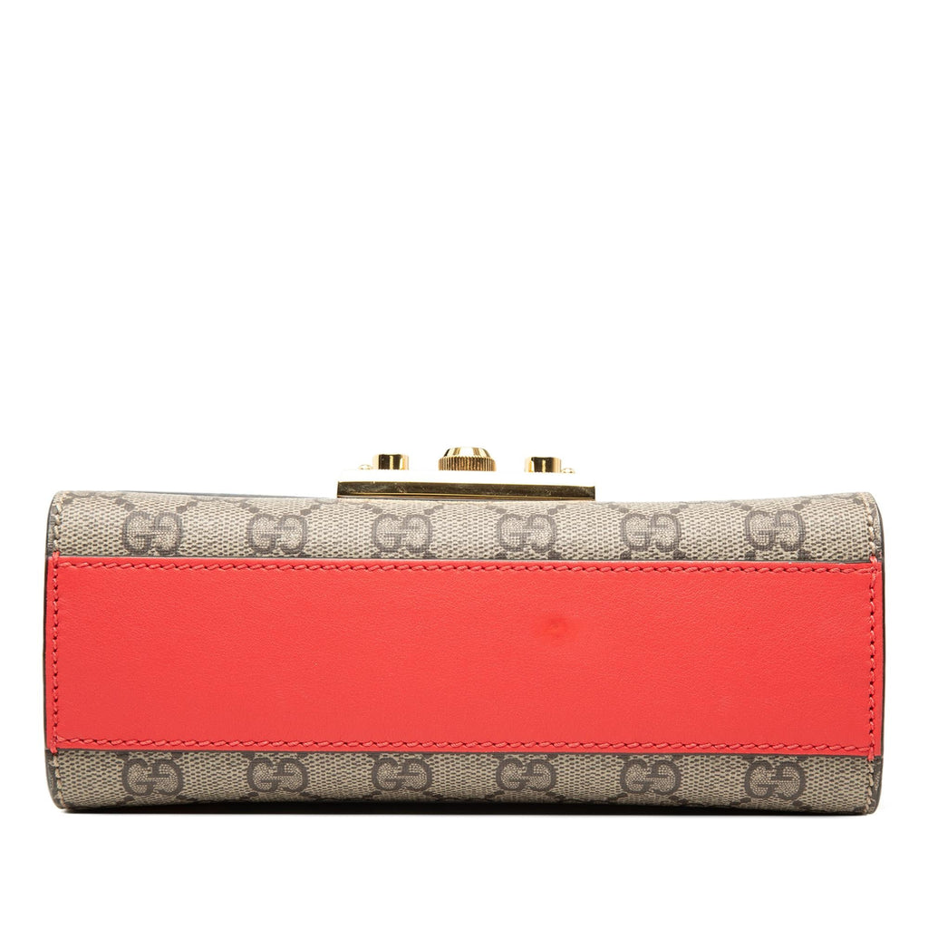 Gucci Small GG Supreme Love Padlock Crossbody