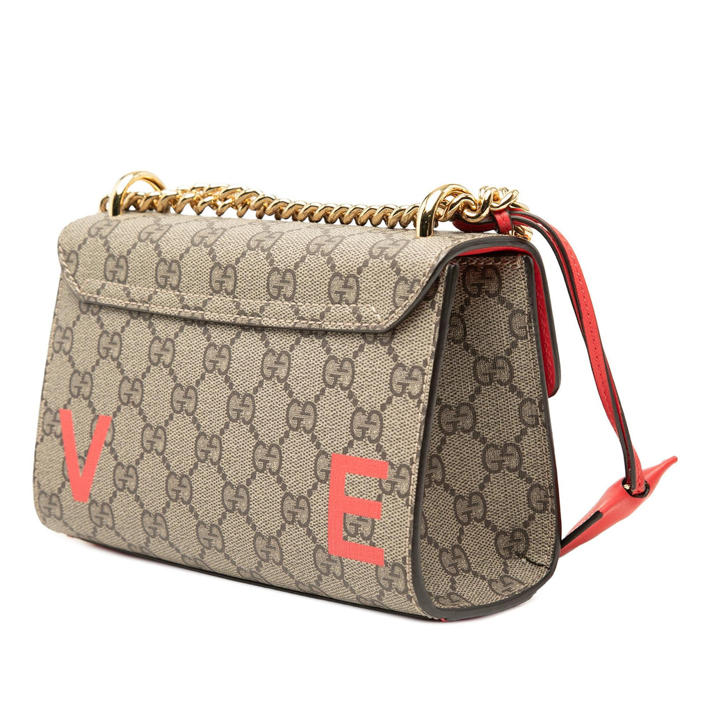 Gucci Small GG Supreme Love Padlock Crossbody