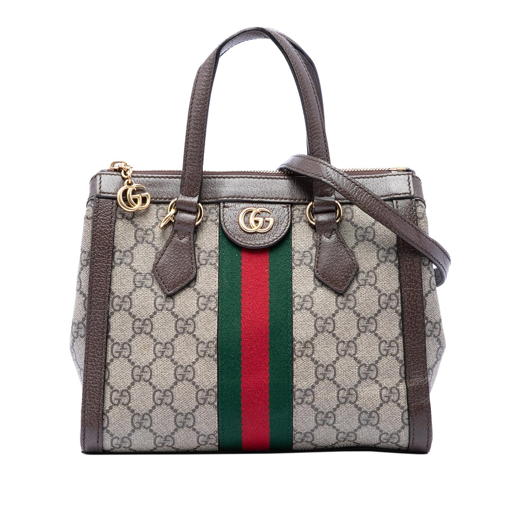 Gucci Small GG Supreme Ophidia Satchel