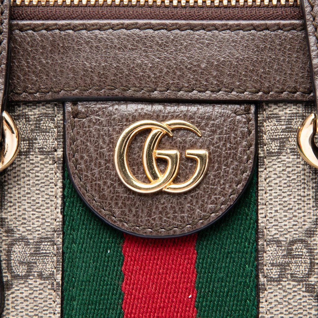 Gucci Small GG Supreme Ophidia Satchel