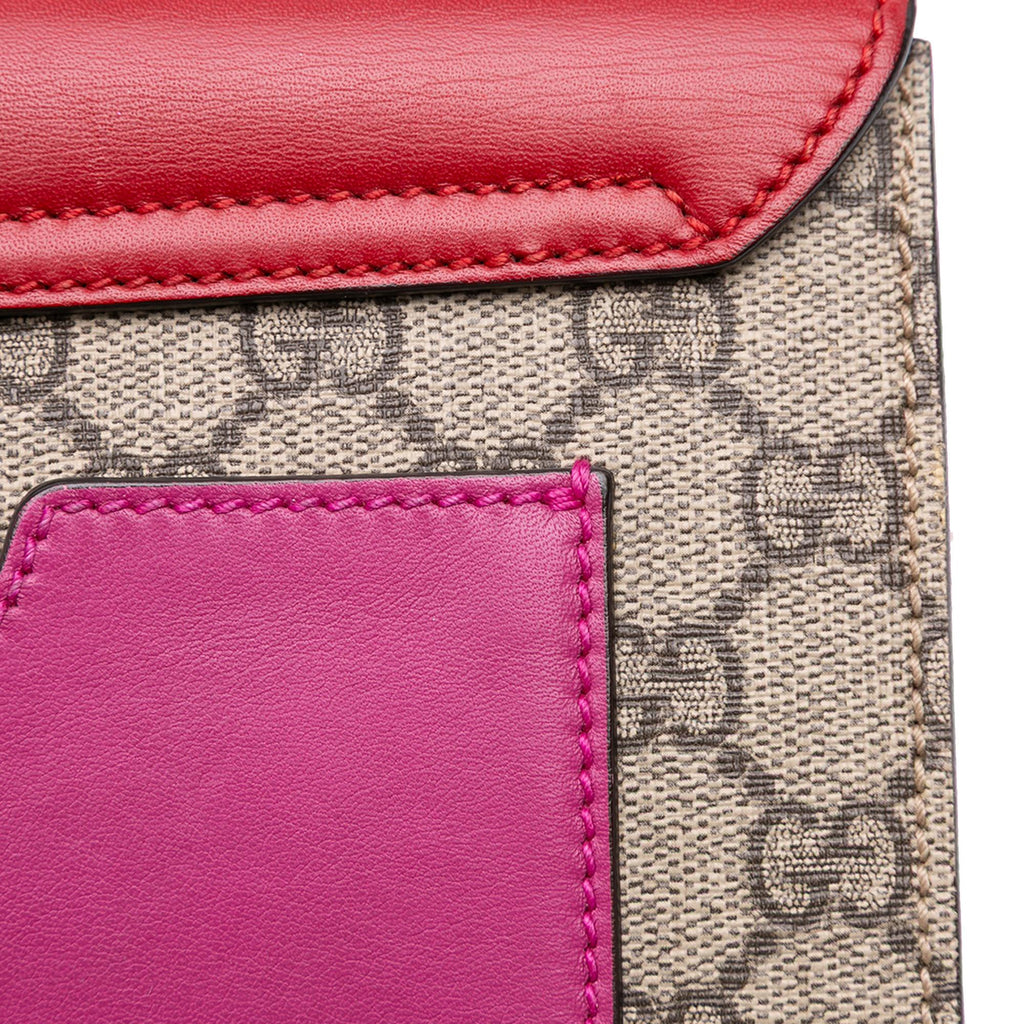 Gucci Small GG Supreme Padlock Crossbody