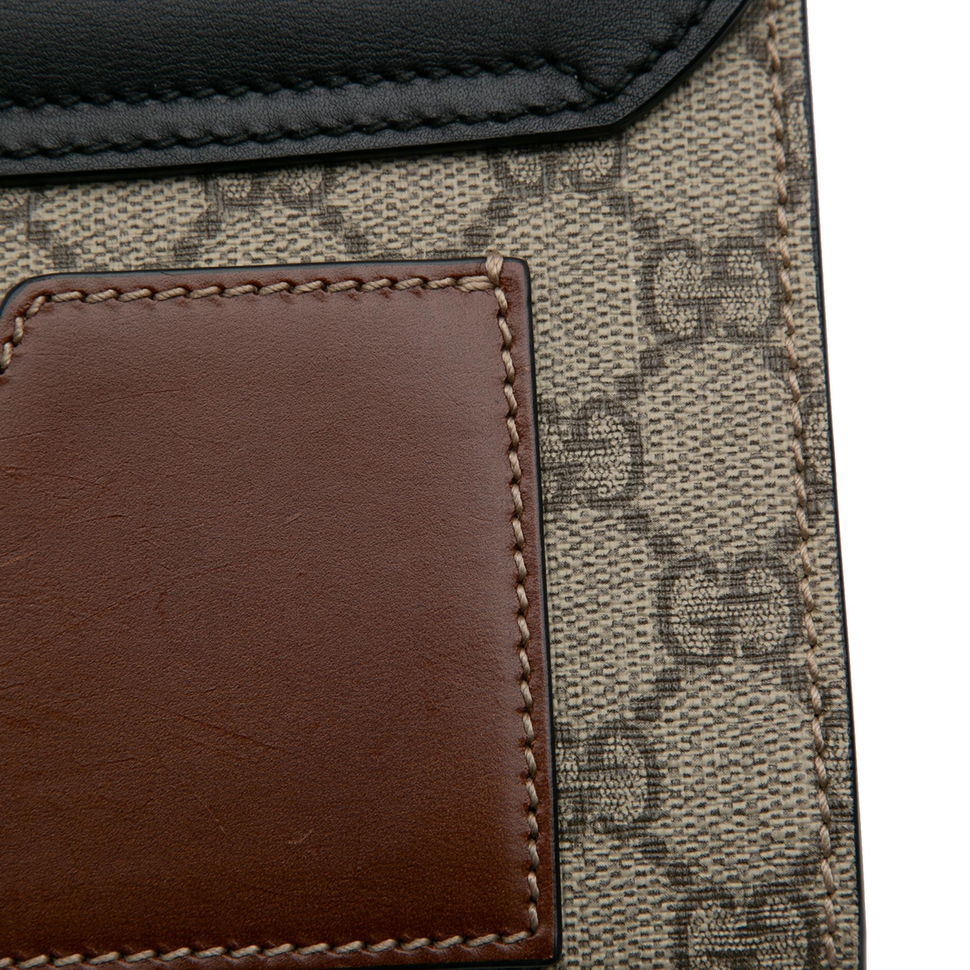 Gucci Small GG Supreme Padlock Crossbody