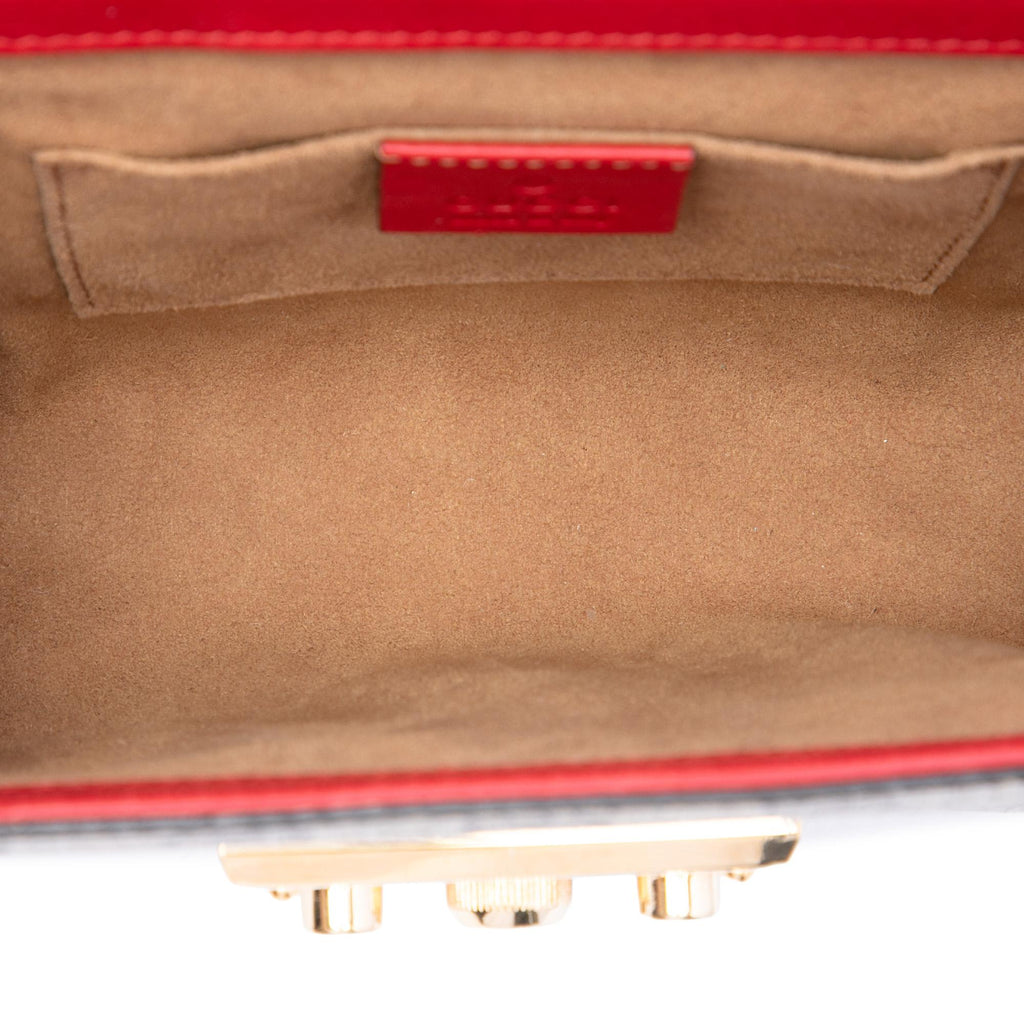 Gucci Small GG Supreme Padlock Crossbody