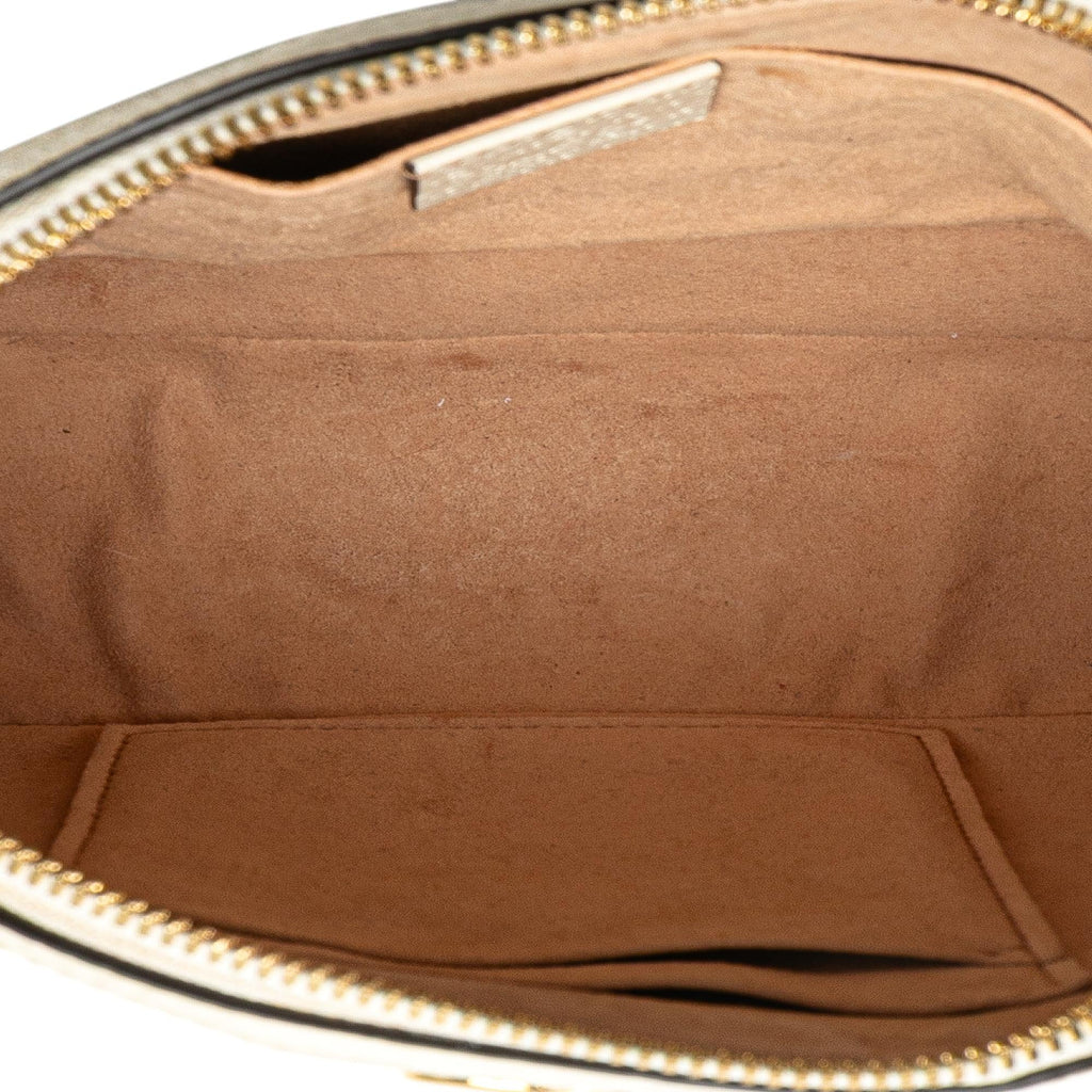 Gucci Small GG Supreme Web  Flora Ophidia Dome Crossbody