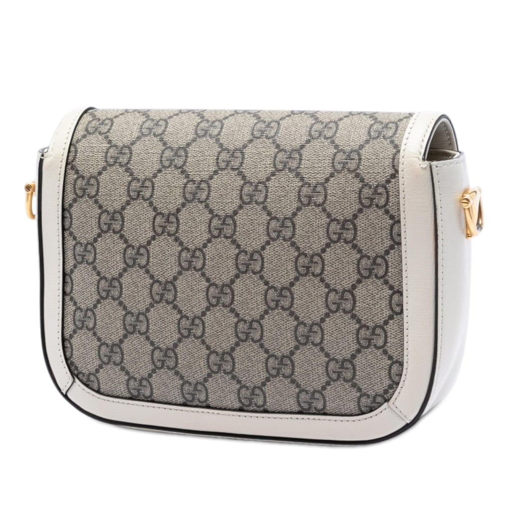 Gucci Small GG Supreme Web Horsebit 1955 Crossbody