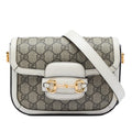 Gucci Small GG Supreme Web Horsebit 1955 Crossbody