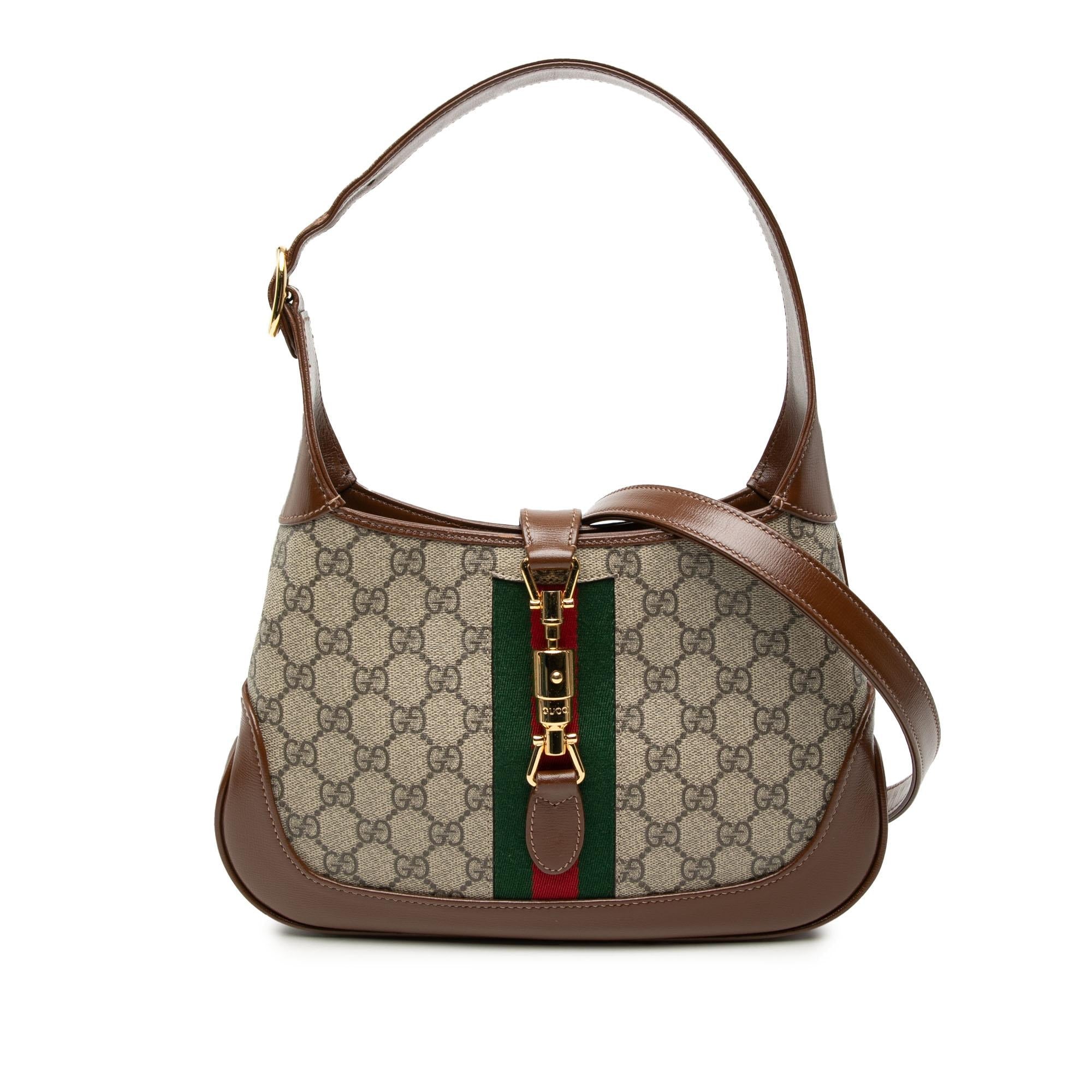 Gucci Small GG Supreme Web Jackie 1961 Crossbody