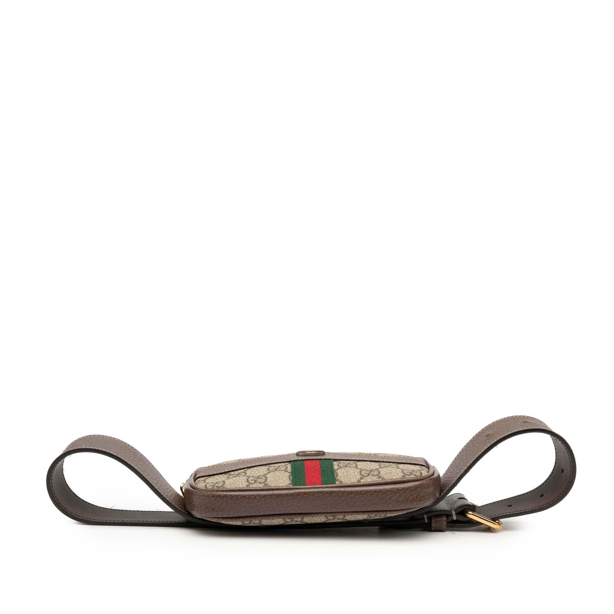 Gucci Small GG Supreme Web Ophidia Belt Bag