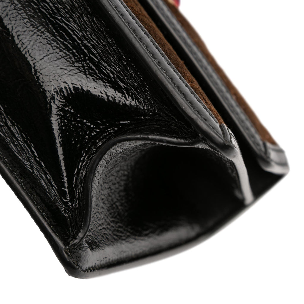 Gucci Small GG Velvet Sylvie Crossbody