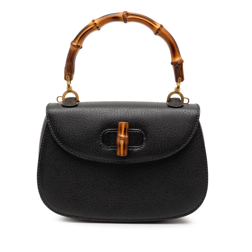 Gucci Small Grained Calfskin Bamboo Night