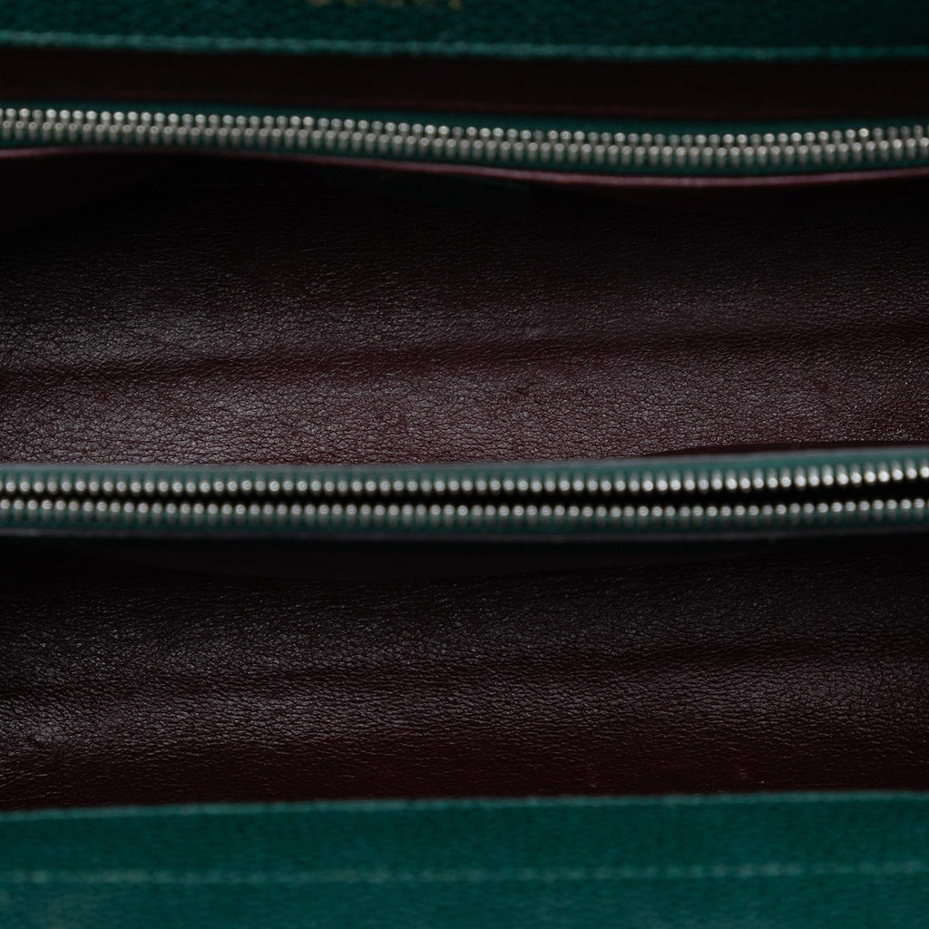 Gucci Small Grained Calfskin Zumi Top Handle Bag