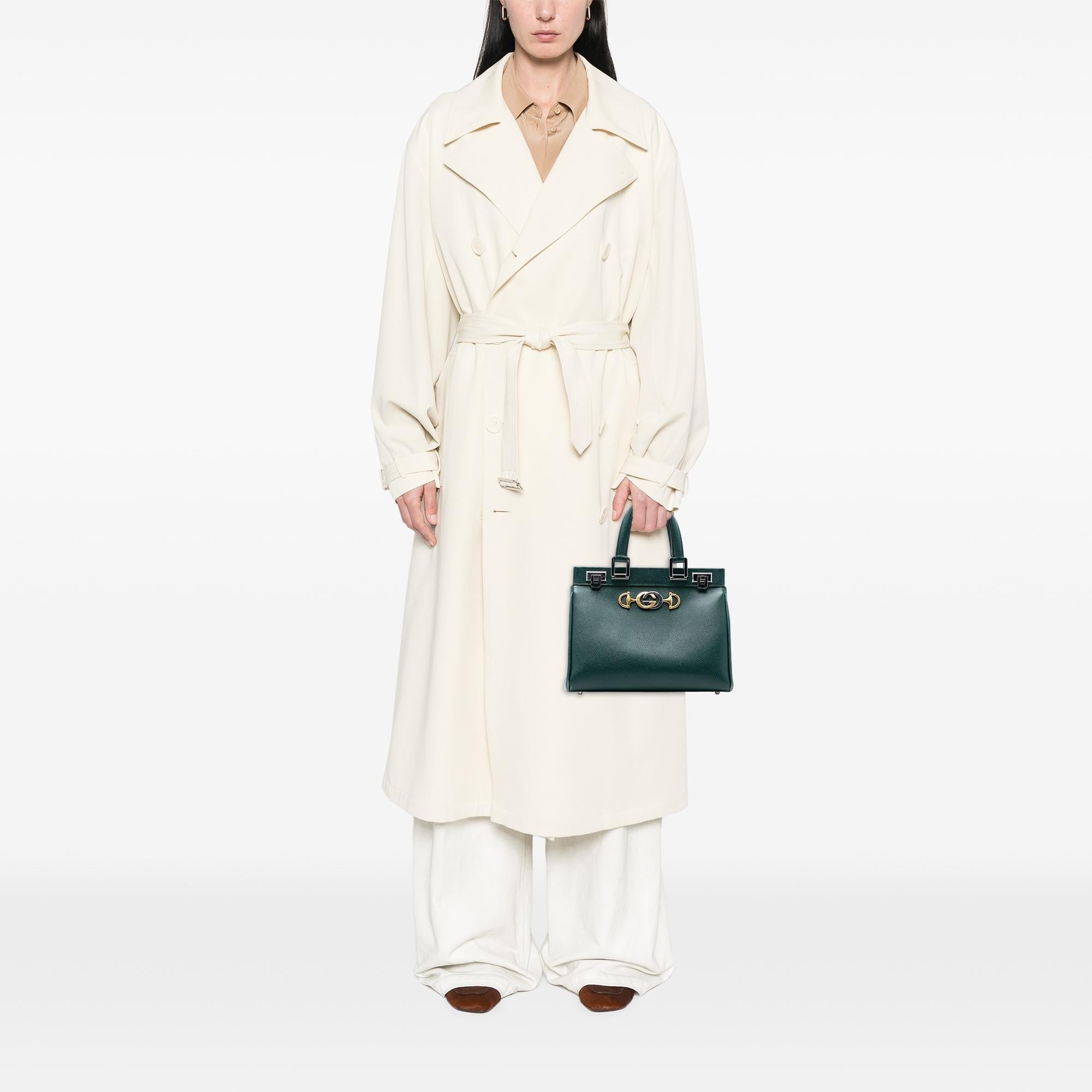 Gucci Small Grained Calfskin Zumi Top Handle Bag