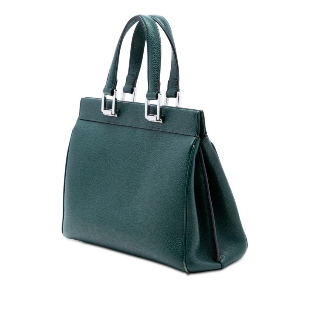 Gucci Small Grained Calfskin Zumi Top Handle Bag