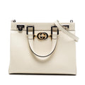 Gucci Small Grained Calfskin Zumi Top Handle Bag