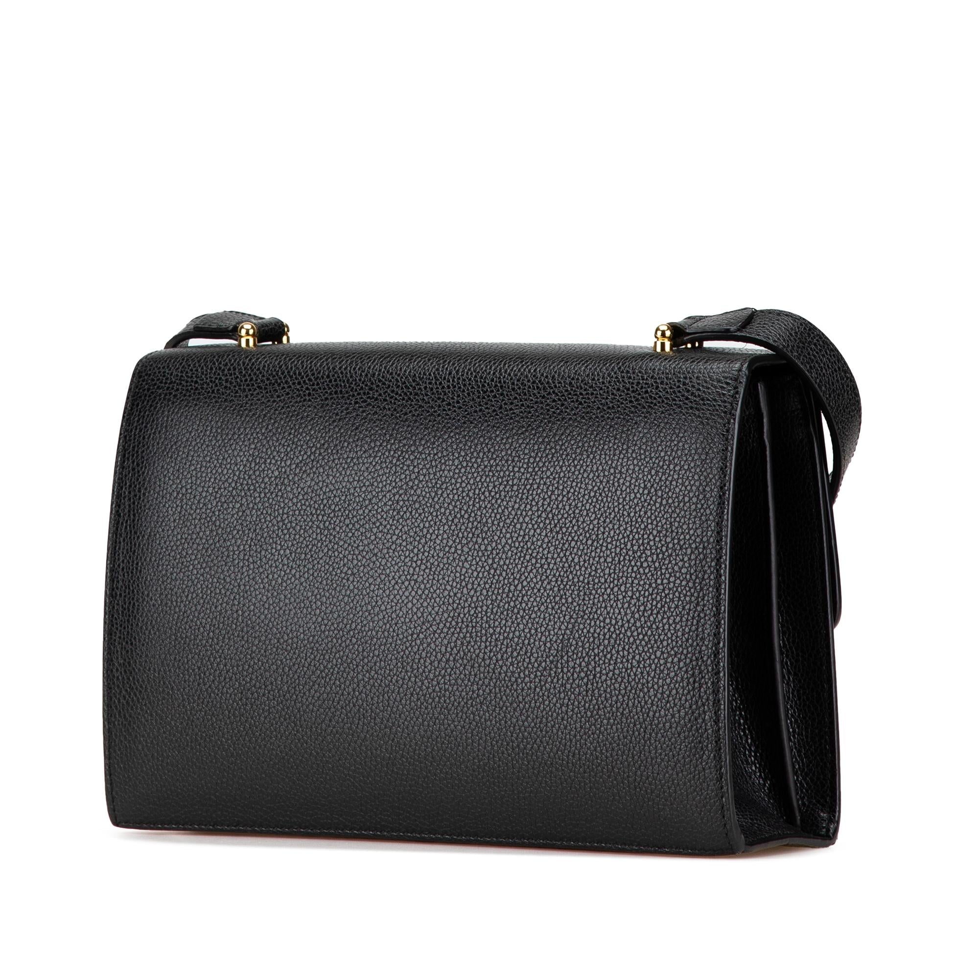 Gucci Small Grainy Calfskin Zumi Flap Crossbody