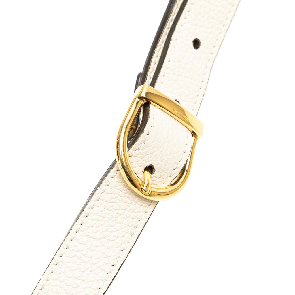 Gucci Small Grainy Calfskin Zumi Flap Crossbody