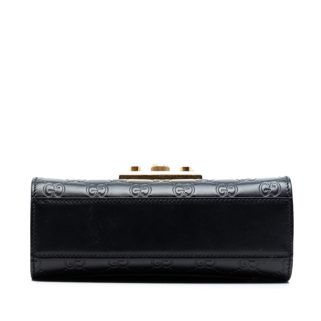 Gucci Small Guccissima Padlock Crossbody