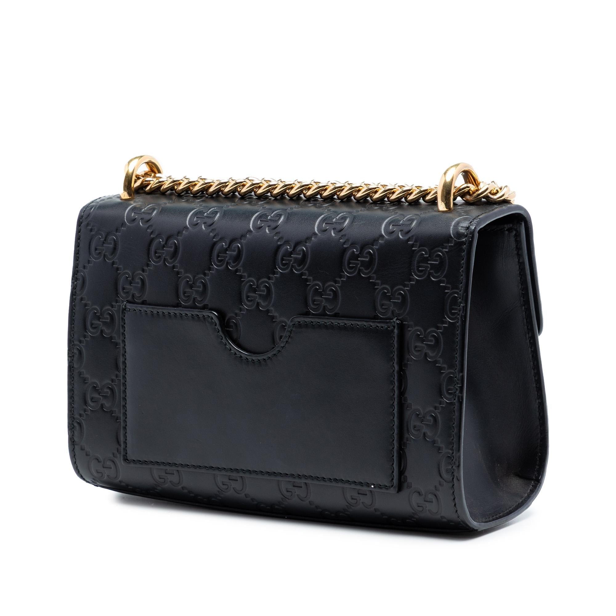 Gucci Small Guccissima Padlock Crossbody
