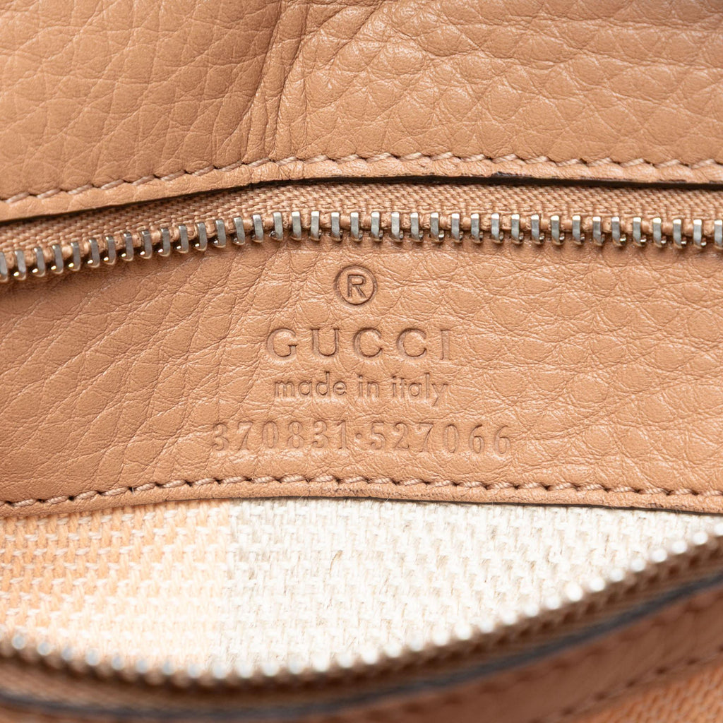 Gucci Small Leather Bamboo Daily Satchel