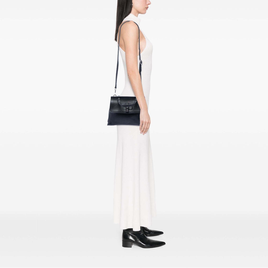 Gucci Small Leather Bamboo Daily Satchel