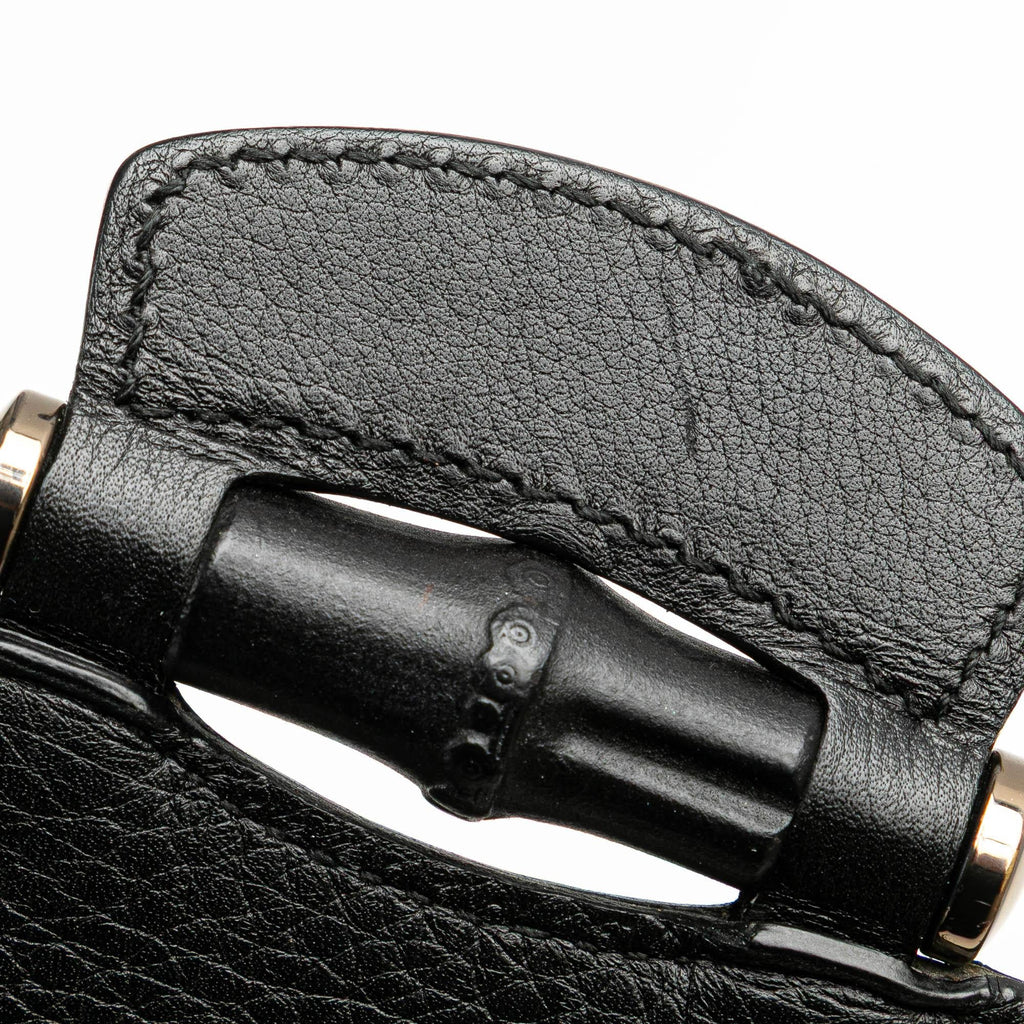 Gucci Small Leather Bamboo Nouveau Fringe Crossbody