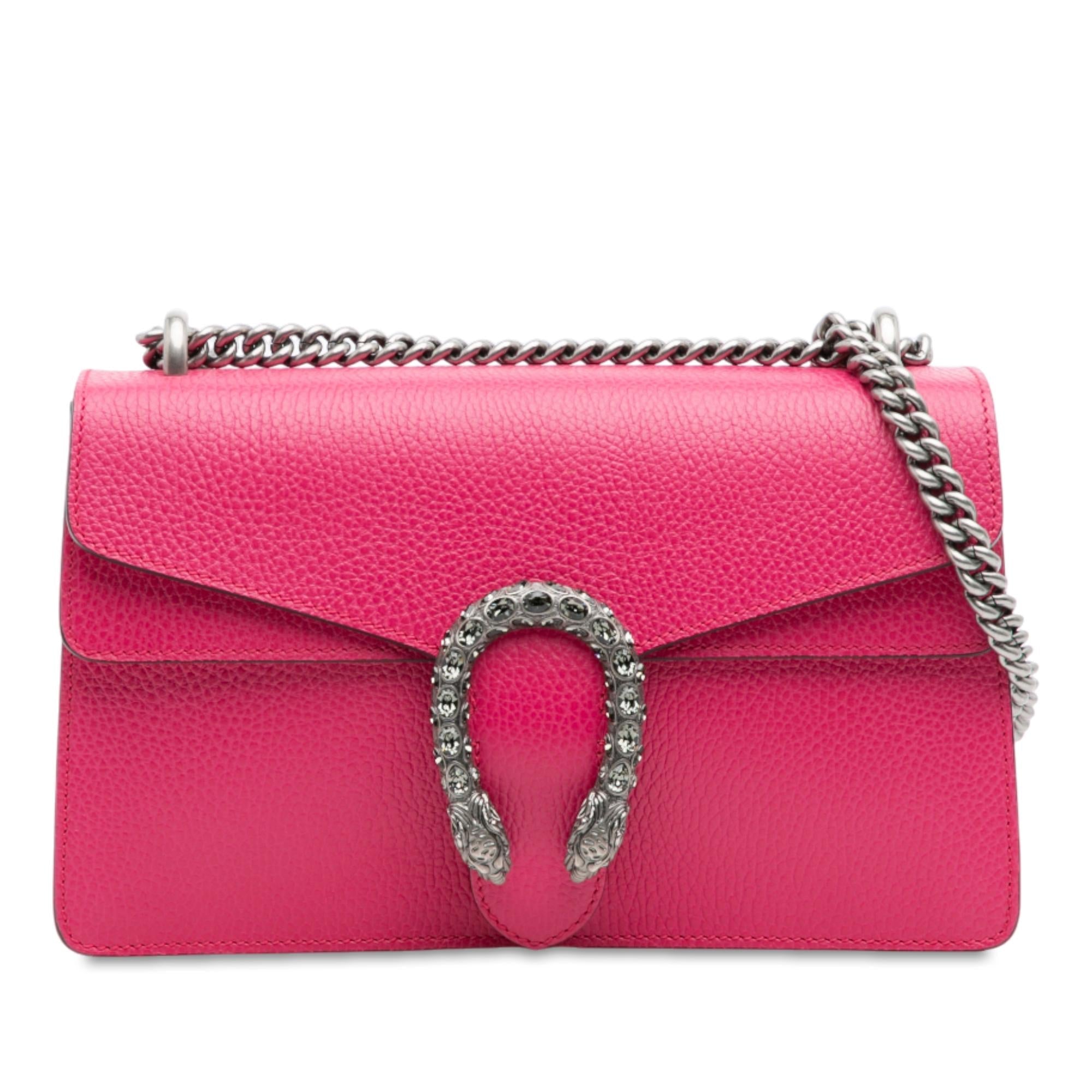 Gucci Small Leather Dionysus Shoulder Bag
