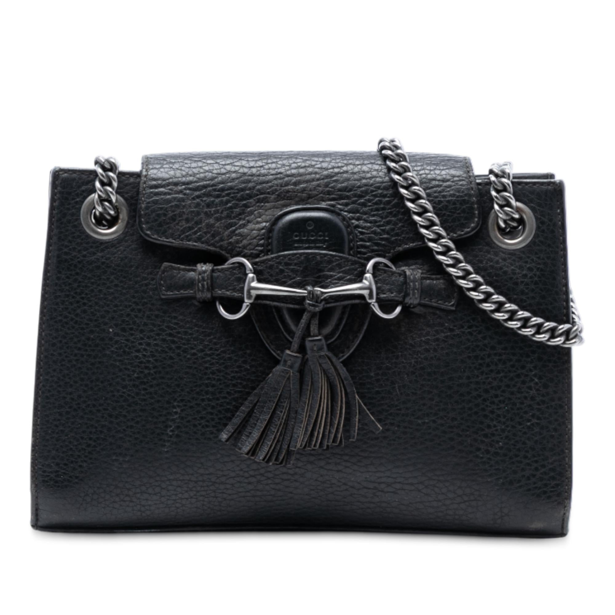 Gucci Small Leather Emily Shoulder Bag