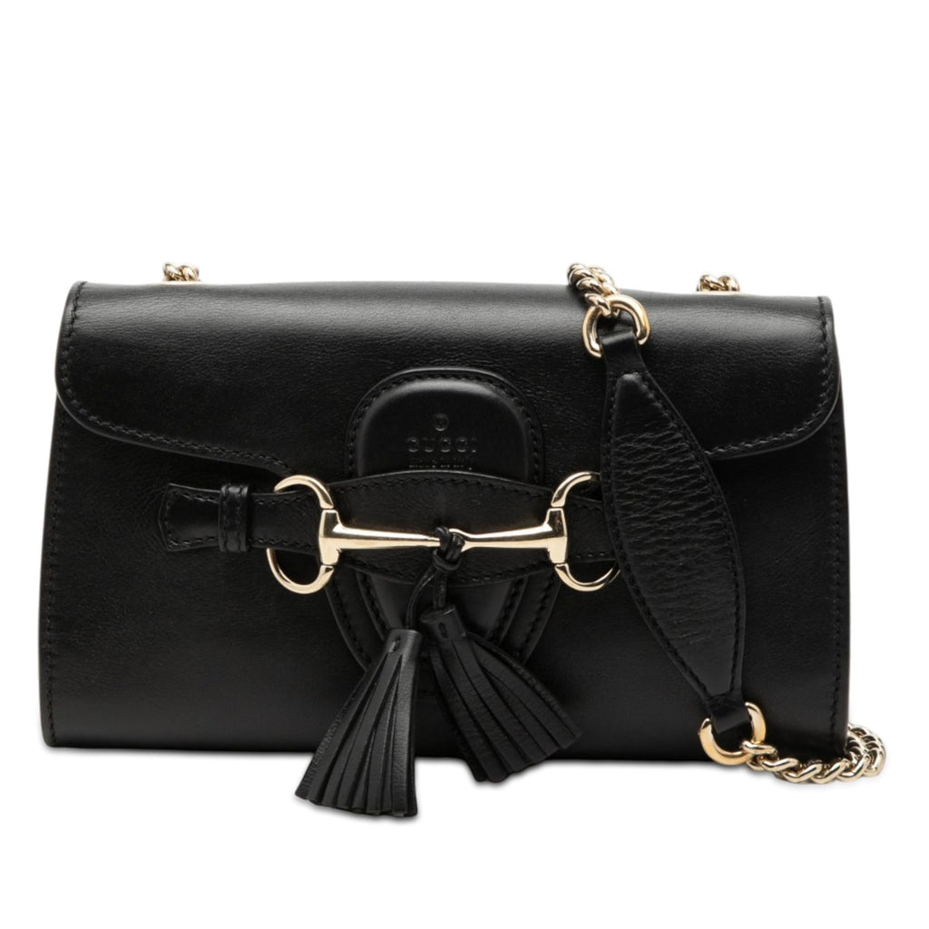 Gucci Small Leather Emily Shoulder Bag