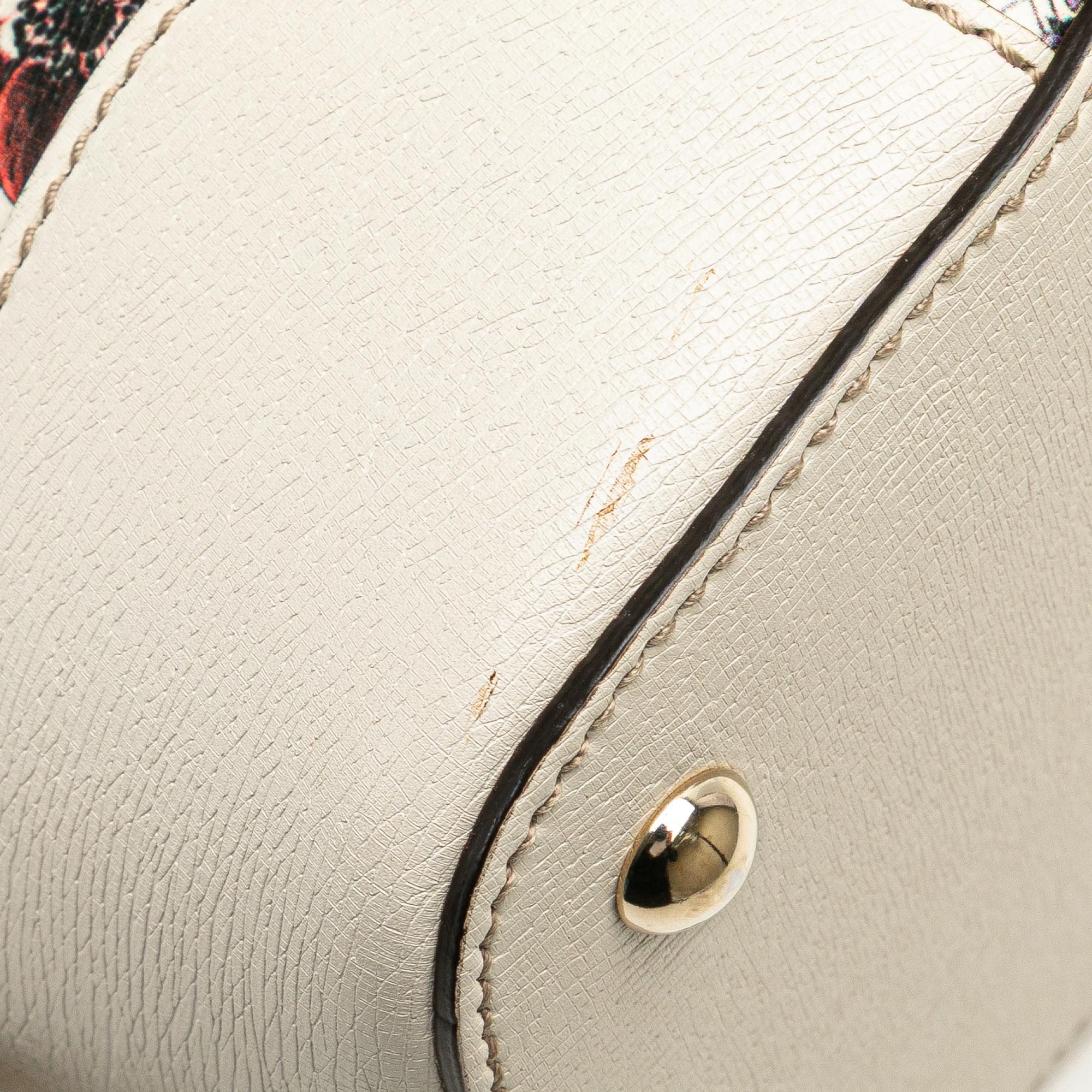 Gucci Small Leather Flora Nice Dome Satchel