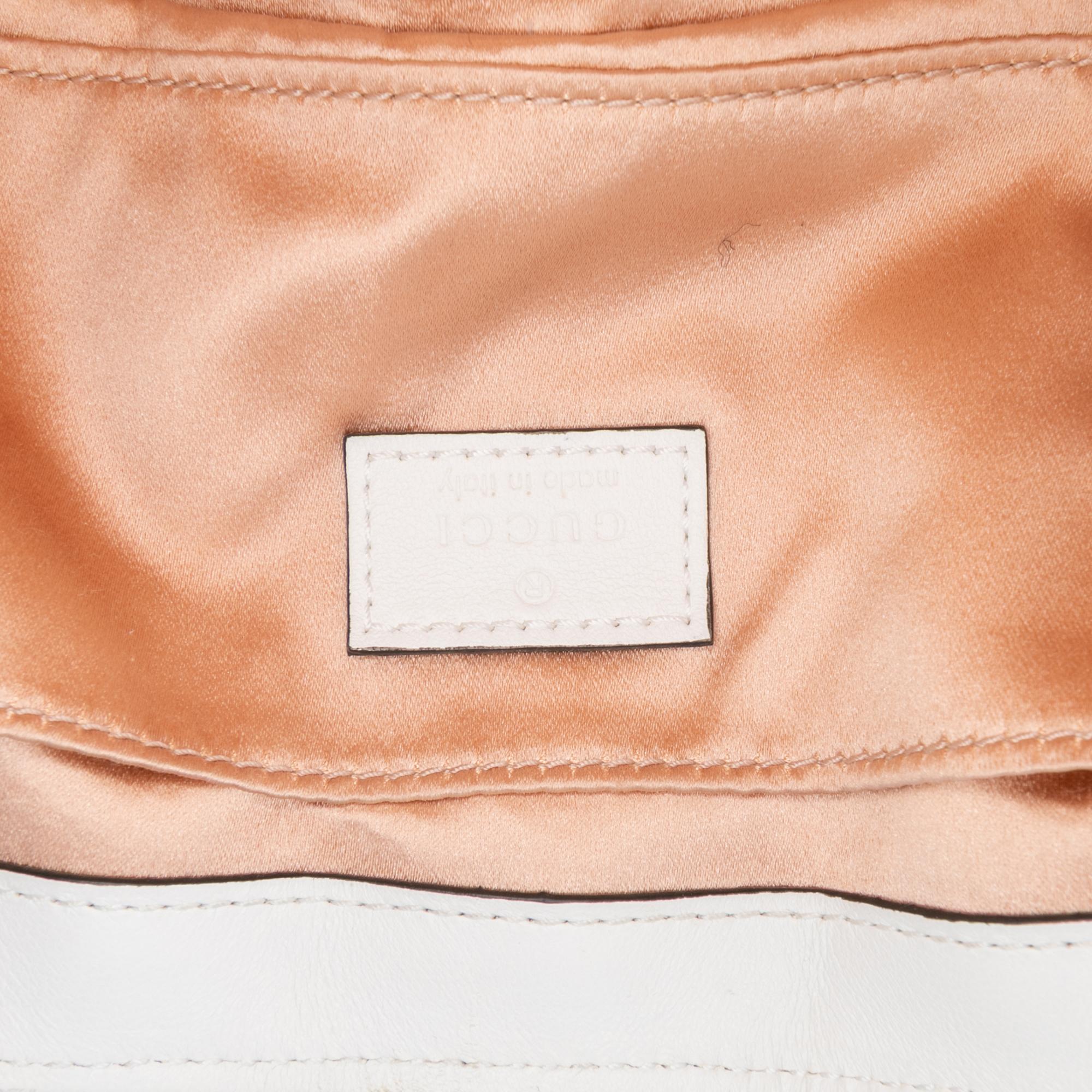 Gucci Small Leather Horsebit Chain Satchel