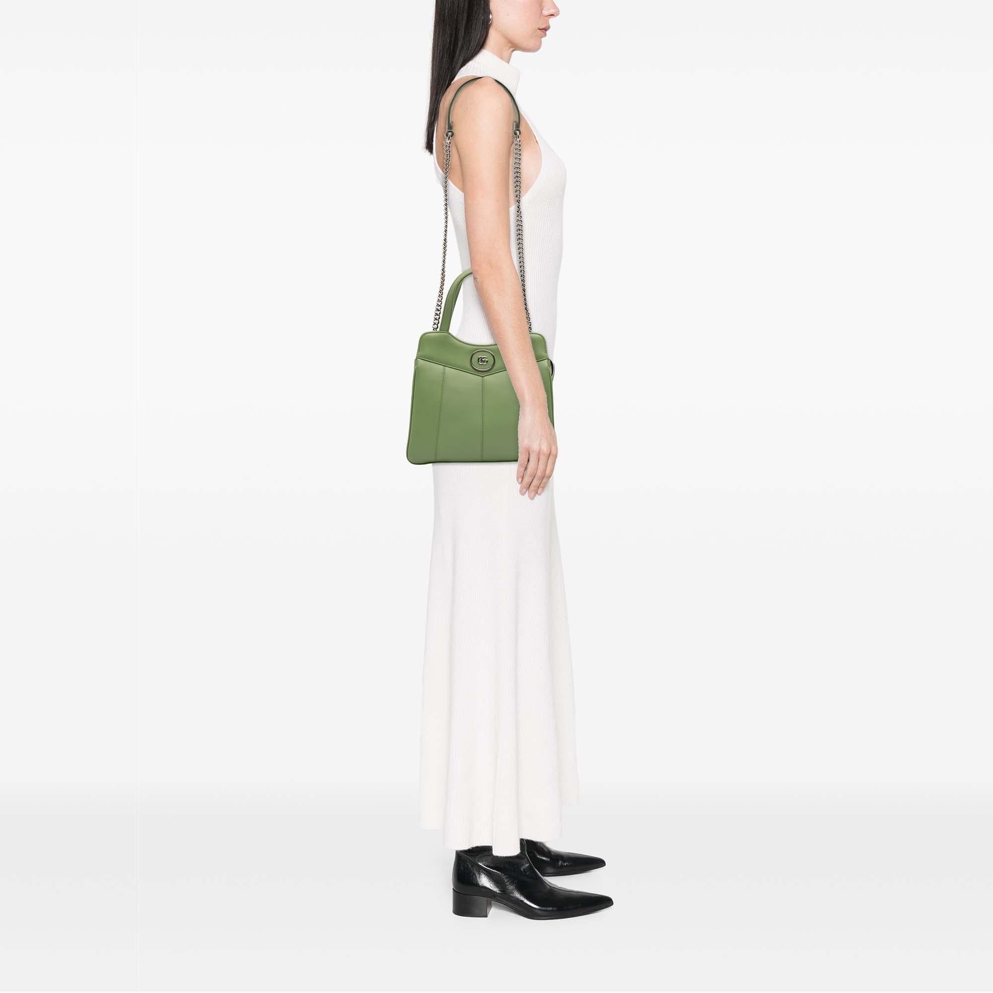 Gucci Small Leather Petite GG Tote