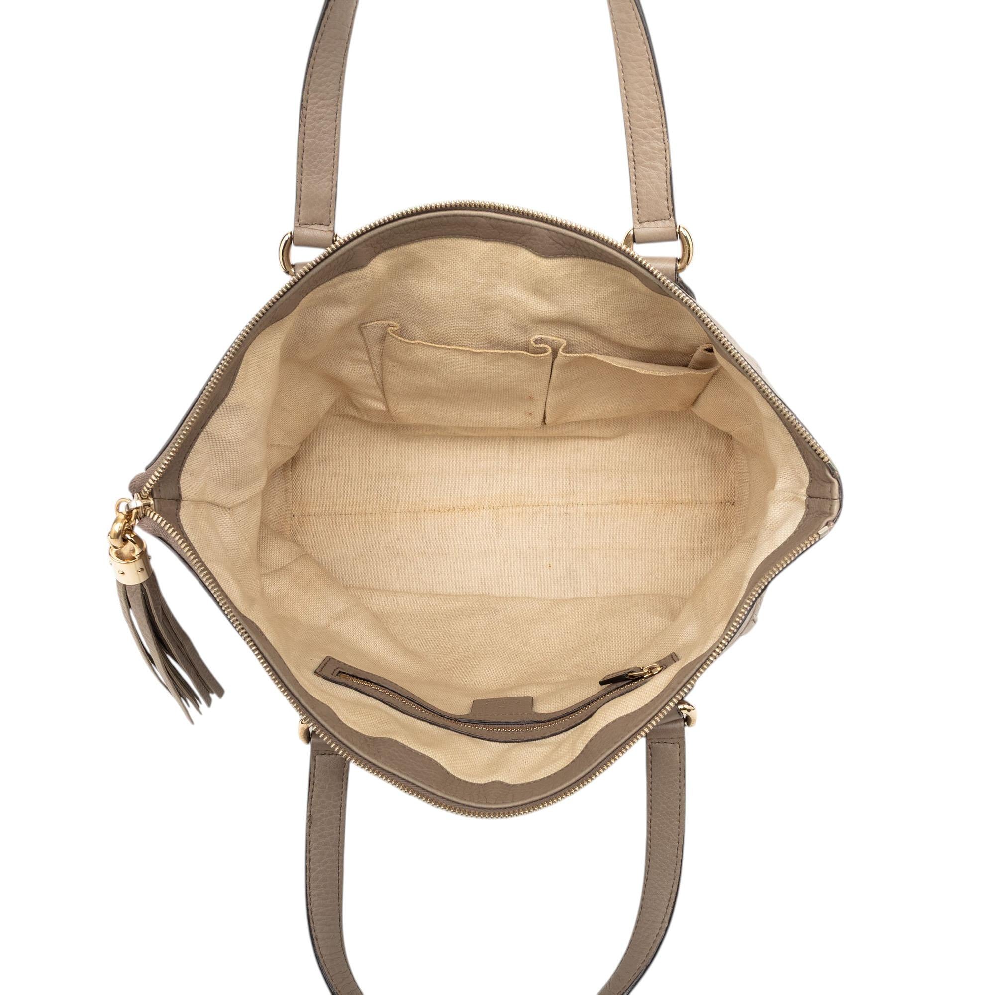 Gucci Small Leather Soho Working Tote