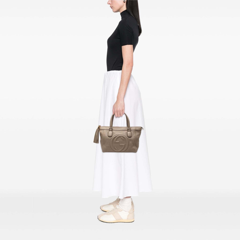 Gucci Small Leather Soho Working Tote
