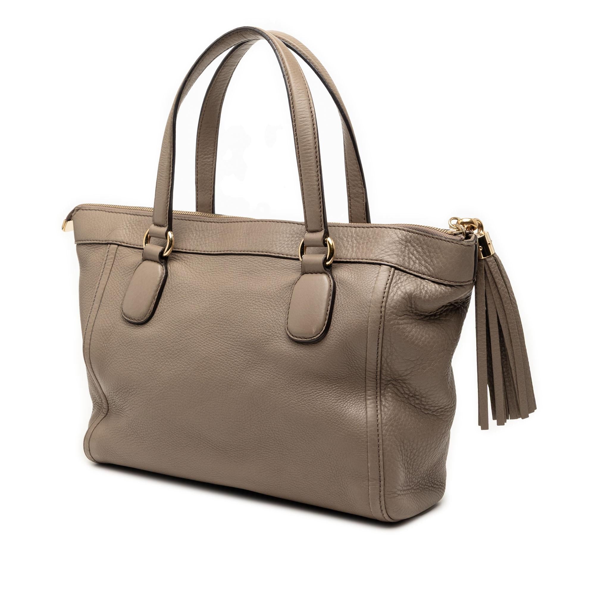 Gucci Small Leather Soho Working Tote