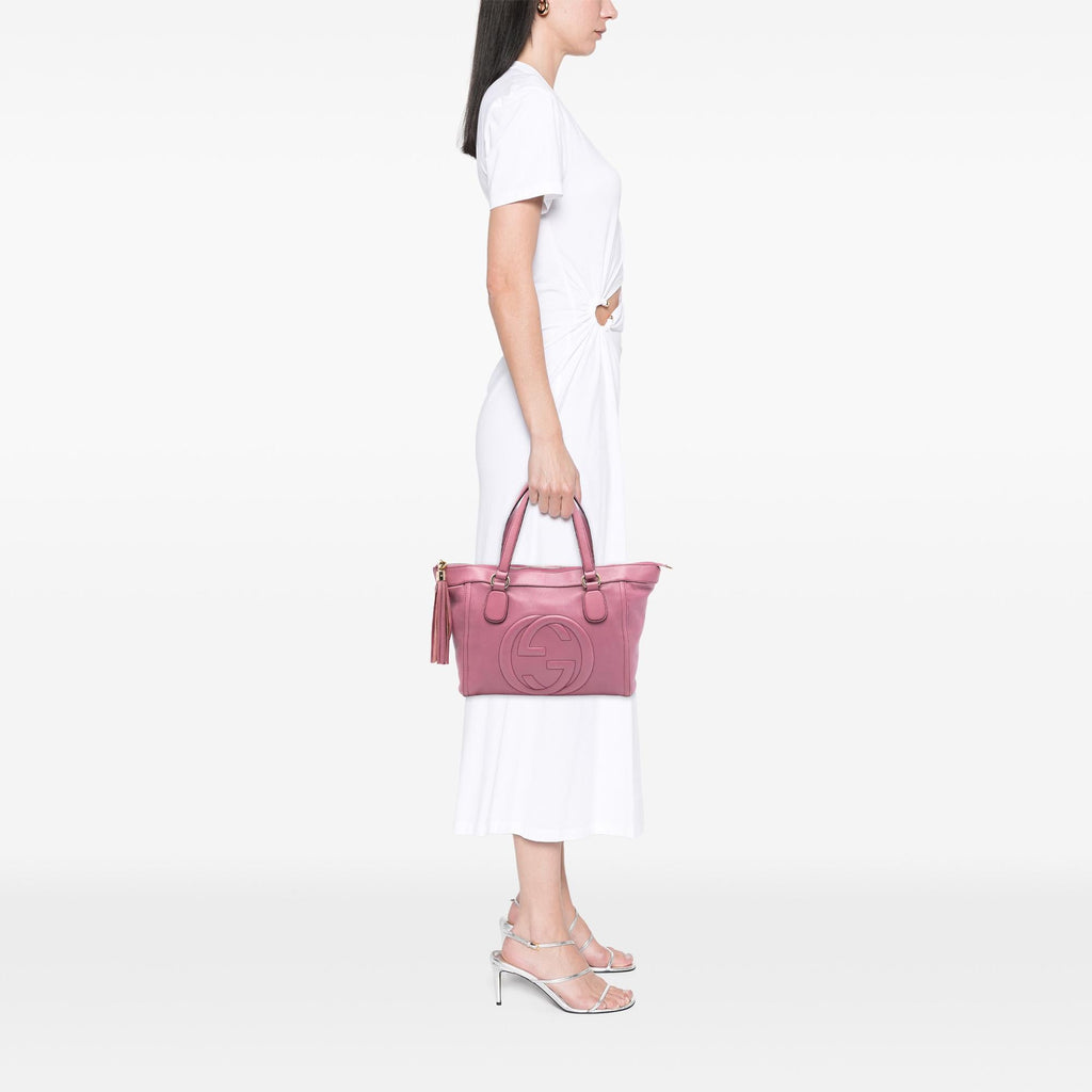 Gucci Small Leather Soho Working Tote