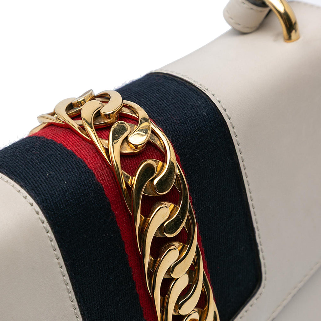 Gucci Small Leather Sylvie Satchel